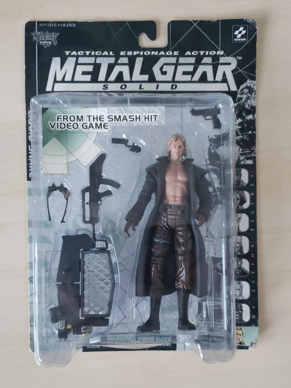 Metal Gear Solid Action Figure - Brown Trench Coat